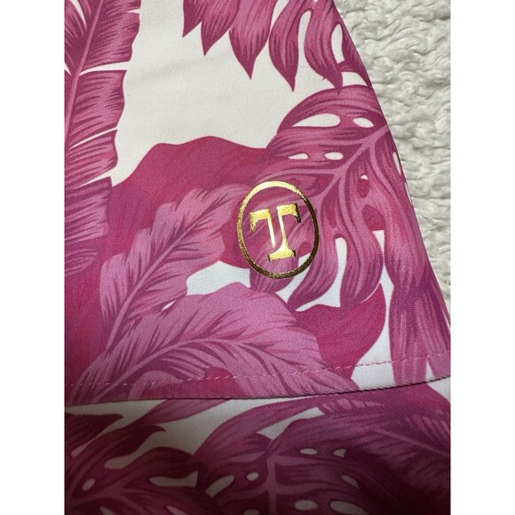 Tina + Jenna Skort Womens Size S Pink Tropical Tennis Golf Pickleball - Picture 2 of 7